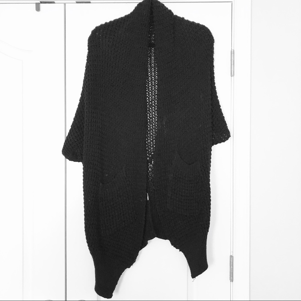 TRINA TURK | Shawl Cocoon Chunky Knit Cardigan